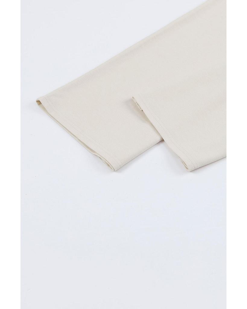 Azura Exchange Трикотажные брюки с кулиской на талии и карманами