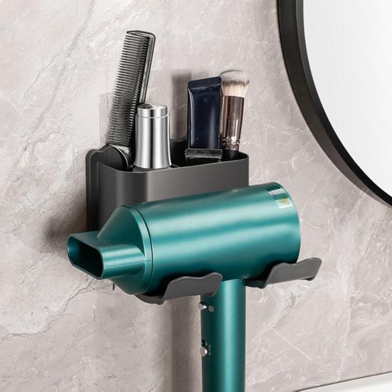 Настенная подставка для фена U-образная конструкция Прочная несущая способность Простая установка Универсальная