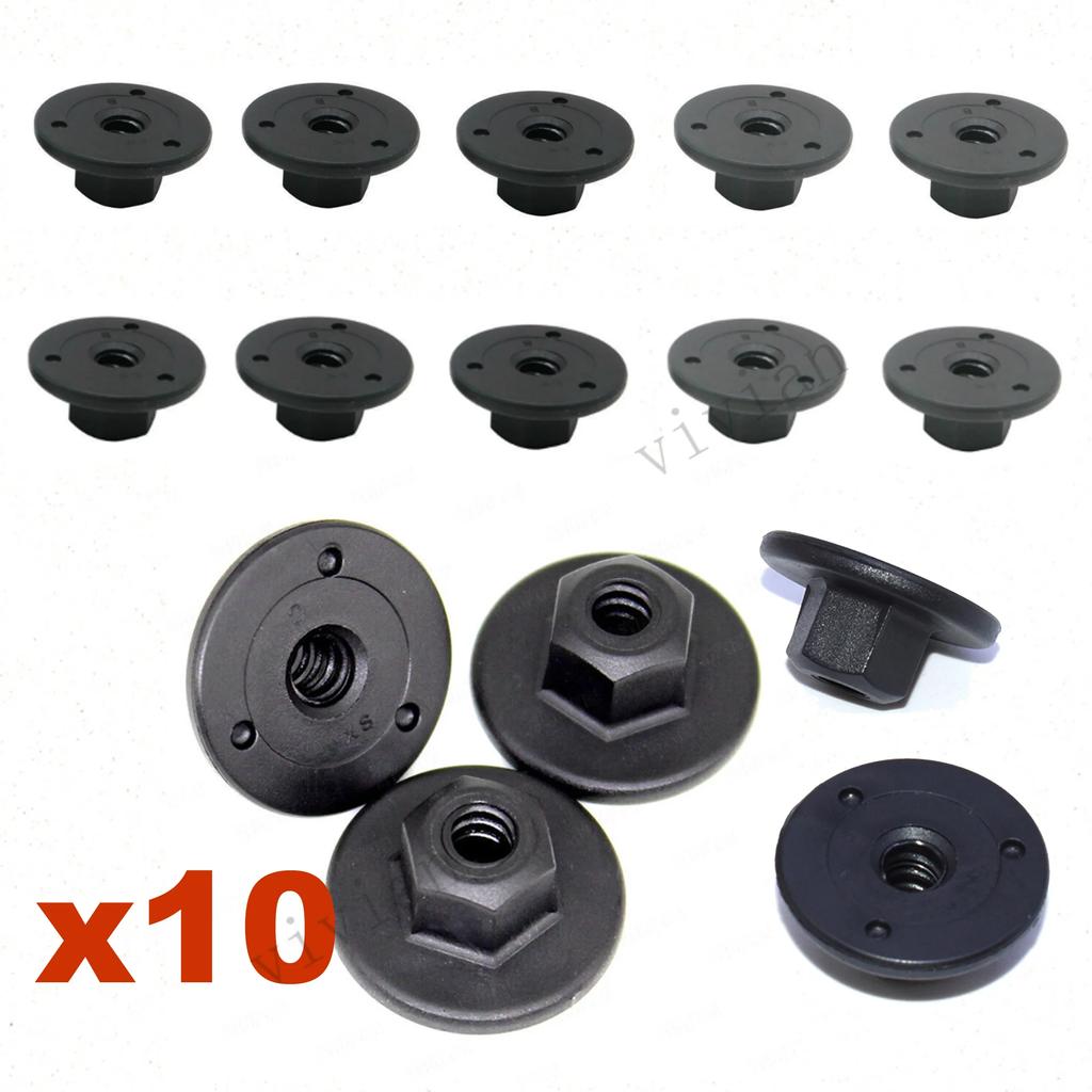 10Pcs Car Auto Clips Retainer Chassis Rear Bumper Fender Retainer Fasteners for BMW X1 X3 X5 X6 Z4 07147169847 Accessories