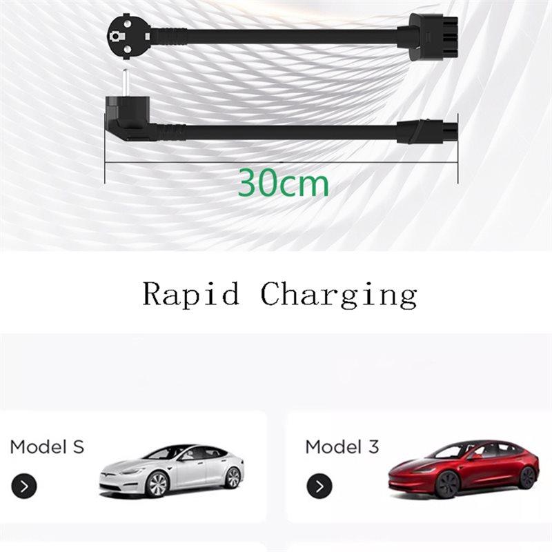 Европейский адаптер Schuko для Tesla Model S 3 X Y Gen 2 UMC Универсальный мобильный коннектор Адаптер 16А Штепсель EU