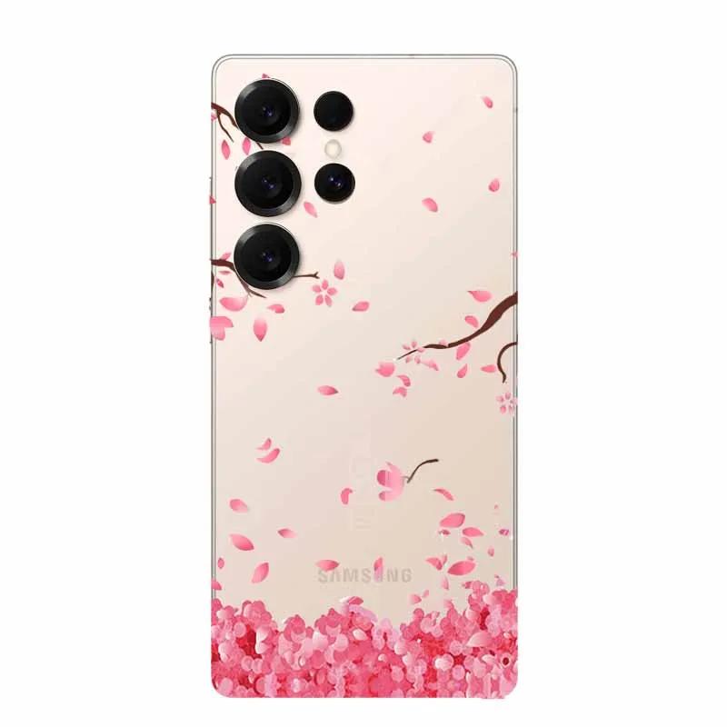 Clear Case For Samsung S25 Ultra 5G Case Clear Back Cover Animal Painting Soft Bumper For Galaxy S25Ultra Transparent Soft Funda