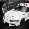 1:Масштаб 1:32 Supra GT4 Prado Модель автомобиля Игрушка Двери открываются Звук Свет Оттянуть Назад Высокодетализированные Модели автомобилей для Детских Игрушек