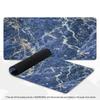 Large Size Deskmat XXL Deep Blue Marble With Golden Veins Mousepad Overlocked Edge Non‑Slip Rubber Gamer Keyboard Desk Mats