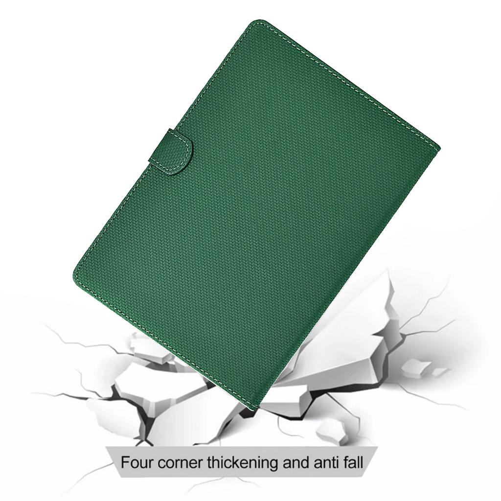 For Samsung Galaxy Tab A9+ Case PU Leather Tablet Cover with Card Slots Stand