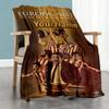 Atletico Madrid Personalized Text Blanket Gift Customizable Blanket Soft & Cozy Throw For Livingroom Office Couch Seaside for All Occasions