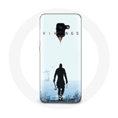 Чехол для Samsung Galaxy A8 Plus Сериал Викинги Сезон 6 Рагнар Лодброк Трейлер 2022