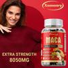 Maca Root Capsules, Ashwagandha Root, Tribulus Terrestris, Shilajit Powder Blend, Plant-Based Supplement for Adults