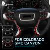 Для Chevrolet Colorado GMC Canyon 2015 2016 2017 2018 Аксессуары из углеродного волокна Наклейка на руль