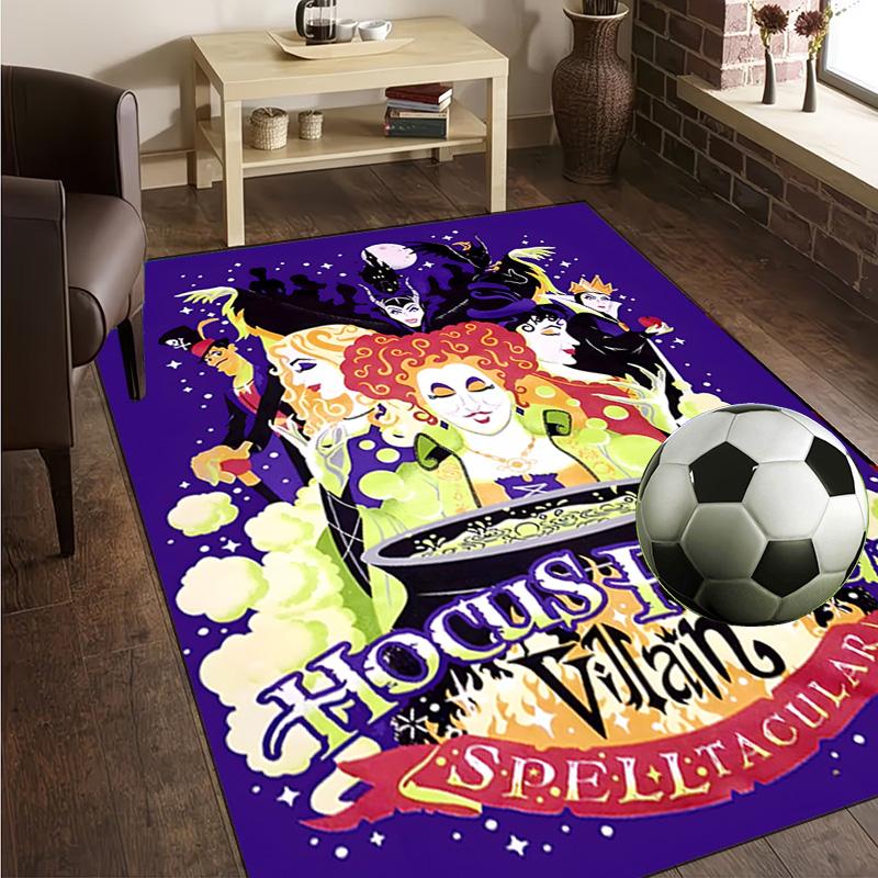 Magical Three Witch Rug Office Carpet Non-Slip Mat, Chair Rug Floor Covering for Gaming, Bedroom, Living Room , Home Decor Christmas Gift