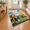 Avatar The Last Airbender Custom Name Personalized Rug Non‑Slip Doormat Floor Carpet Housewarming Birthday Gift for Family Friends