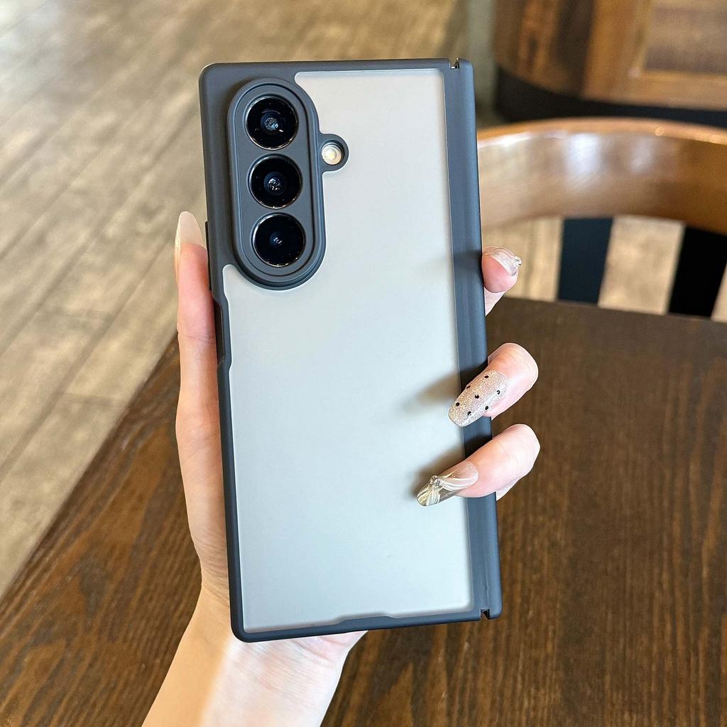 Применимо к чехлу для мобильного телефона Samsung fold1 W11 скин матовый двойная центральная ось fold1 всесторонний простой мягкий край противоударный чехол