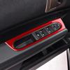 Door Window Lift Switch Frame Interior Soft Carbon Fiber Sticker Panel LHD RHD For BMW Mini Countryman U25 2024 2025