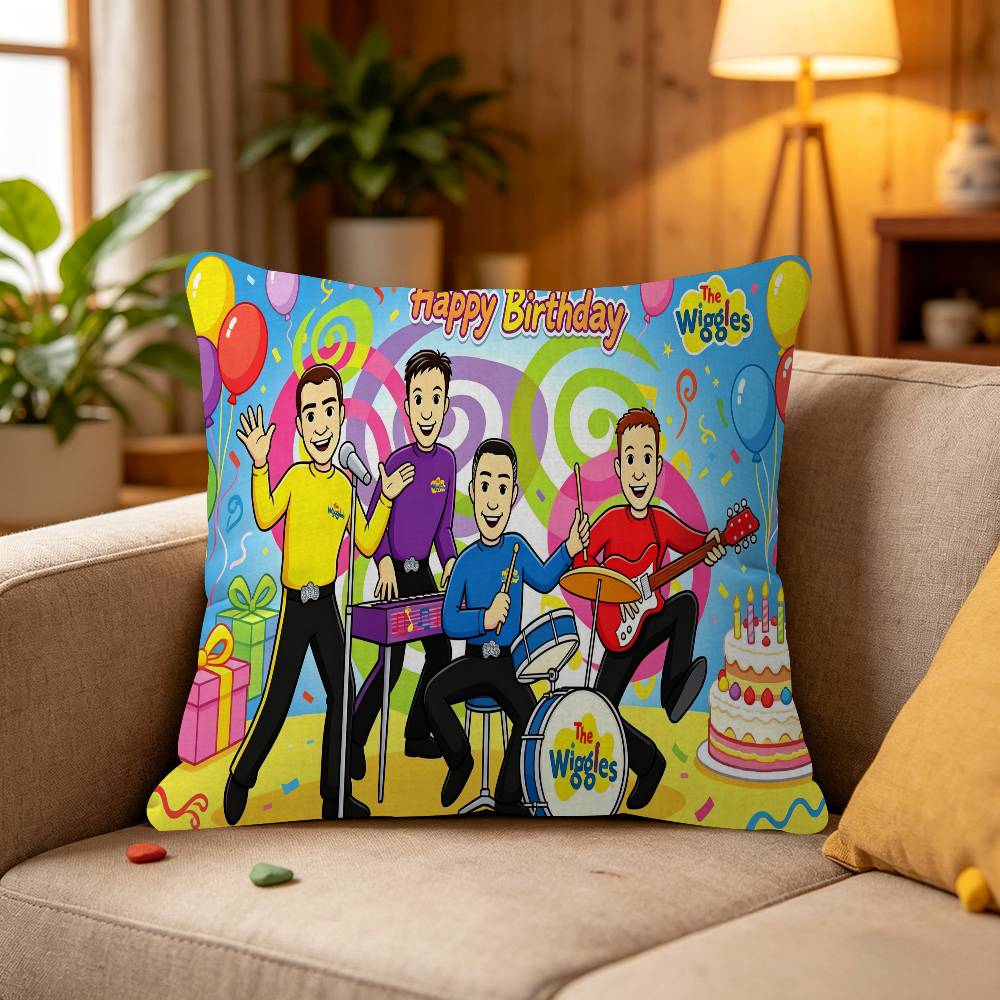 Индивидуальная наволочка на подушку с тематикой The Wiggles, чехол на диванную подушку, украшение для комнаты, детский подарок