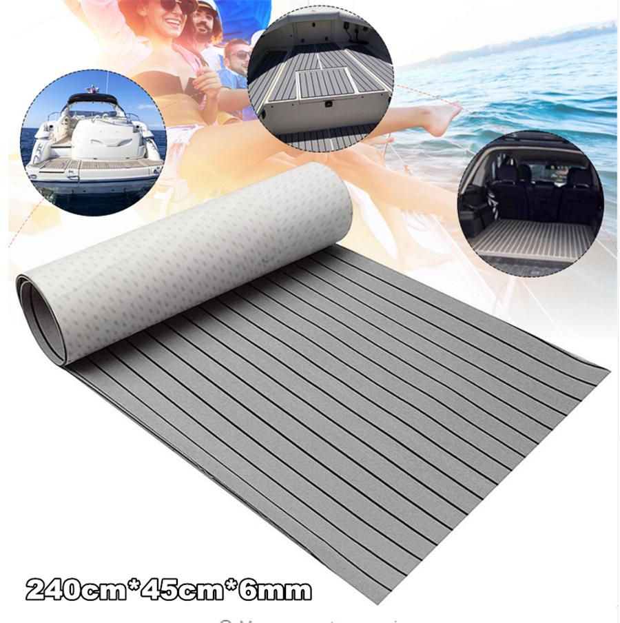 17.7"x94.5" EVA Teak Marine Decking 0.24" Self-Adhesive