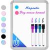 VUSIGN Маленькая белая доска для сухого стирания, 8,5 x 11 дюймов, Белая доска для детей, студентов, холодильника, шкафчика, Мини-доска для сухого стирания