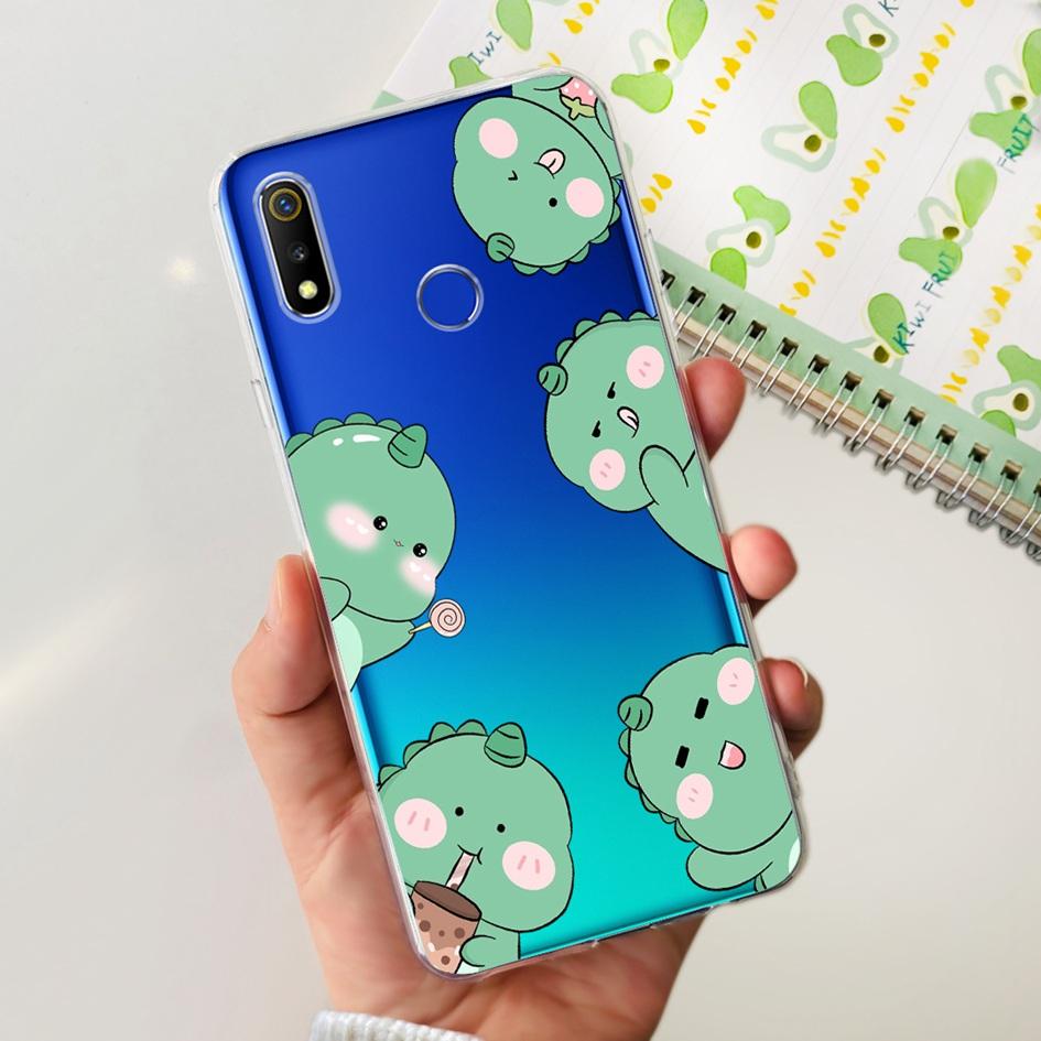 Realme 3 Case For Realme 3 Pro Cover Popular Butterfly Soft Clear Silicone Protective Fundas For Realme 3i Realme3 i 3Pro Bumper