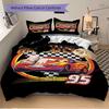 3Pcs Mcqueen Spirit Bedding Sets For All Sizes New 3D Printed Bed Cover Comforter Duvet Cover Pillowcase Bedroom Decoration