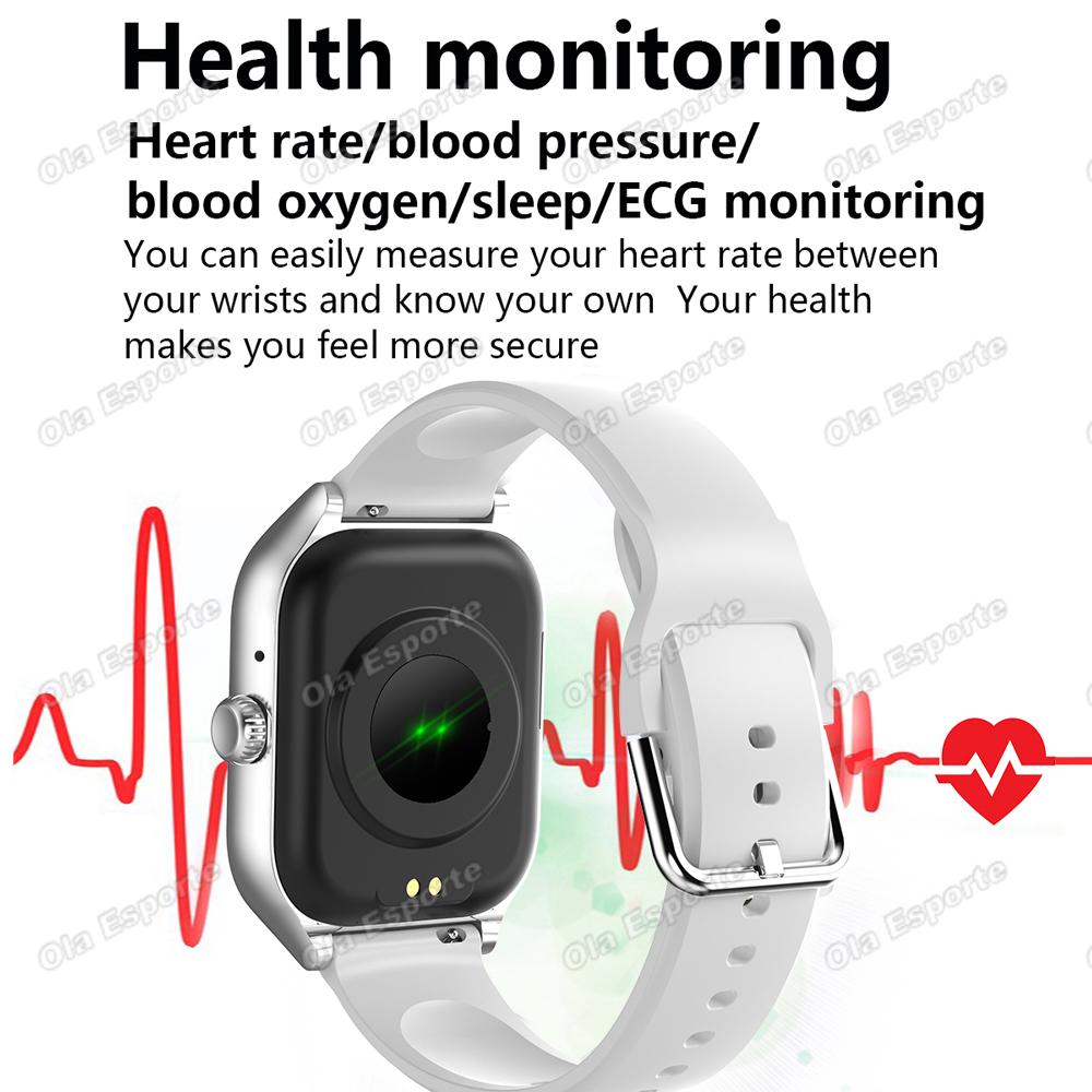 New 2.01" Smart Watch Man Woman Gift Full Touch Screen Sports Fitness Watch Bluetooth Call Digital Smart Watch Waterproof HW12 2