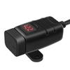 Водонепроницаемое зарядное устройство USB для мотоцикла SAE с быстрым отключением, комплект адаптеров для зарядного порта с монтажным кронштейном для телефона