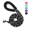 Pet Dog Leash with Soft Padded Handle,Highly Reflective Rope for Night Walking,360-Degree Rotating Metal Buckle Without Tangles,