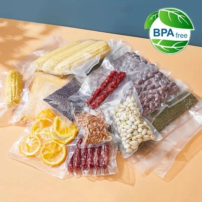 Прозрачный вакуумный пластиковый пакет для упаковки пищевых продуктов, коммерческий класс, пакет для сжатого хранения и консервации с запаивателем