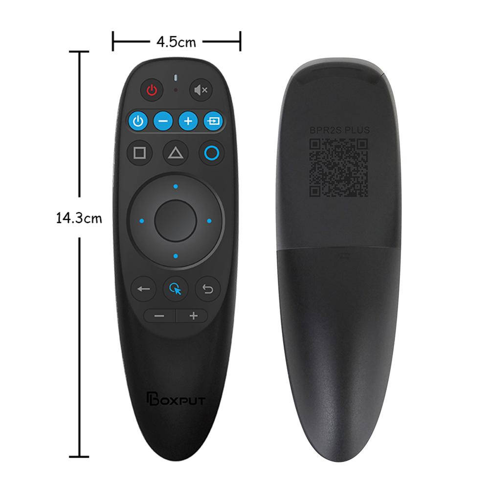 BOXPUT BPR2S Plus G10S Беспроводной ИК-пульт Bluetooth 2.4G Голосовое управление Air Mouse для Android TV Box PC Умный пульт 3