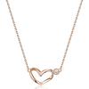 ELLE Jewelry Heart Stone Point Necklace ELBRNN236