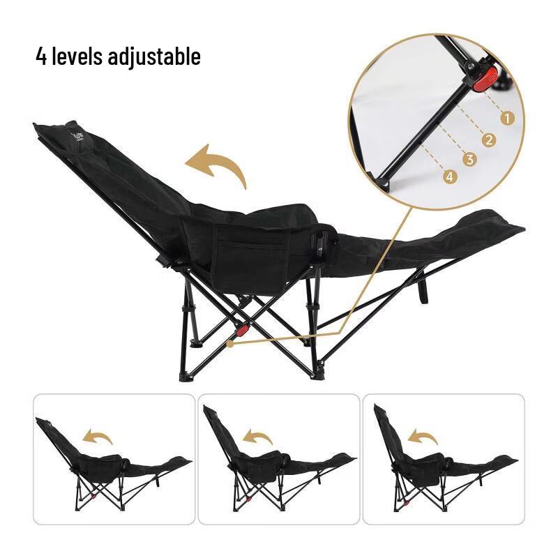 ZISIZ Padded High-Back Folding Moon Chair