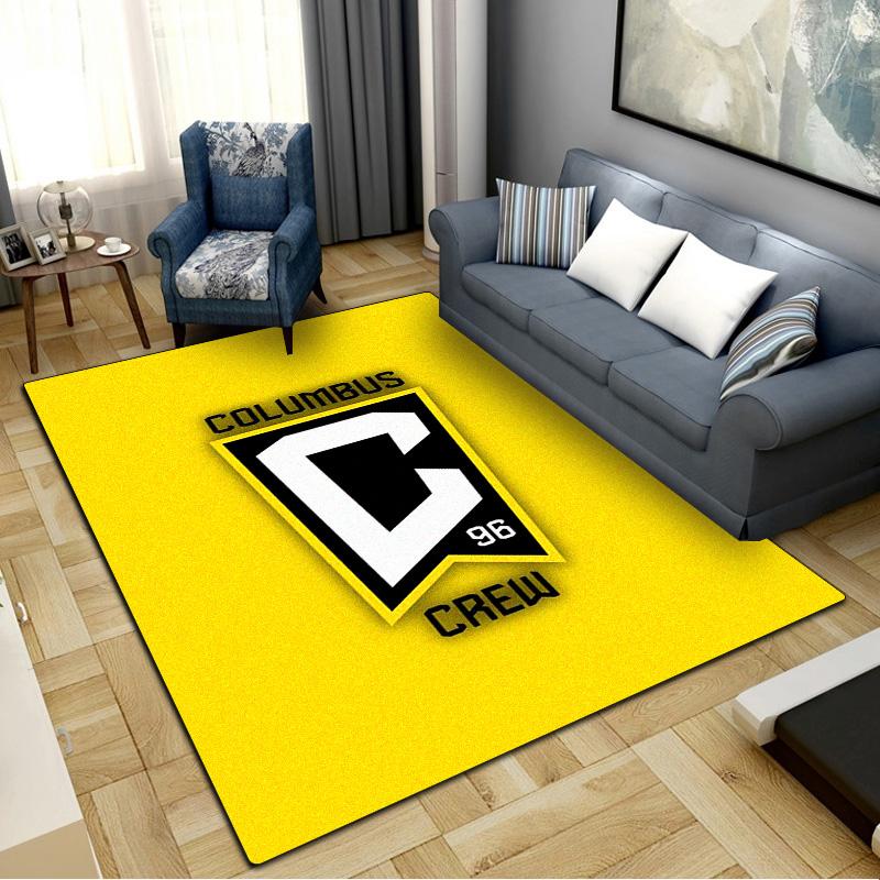 Ковер Columbus Crew FC для гостиной, спальни, дома, дивана, игровая нескользящая напольная подстилка для детей