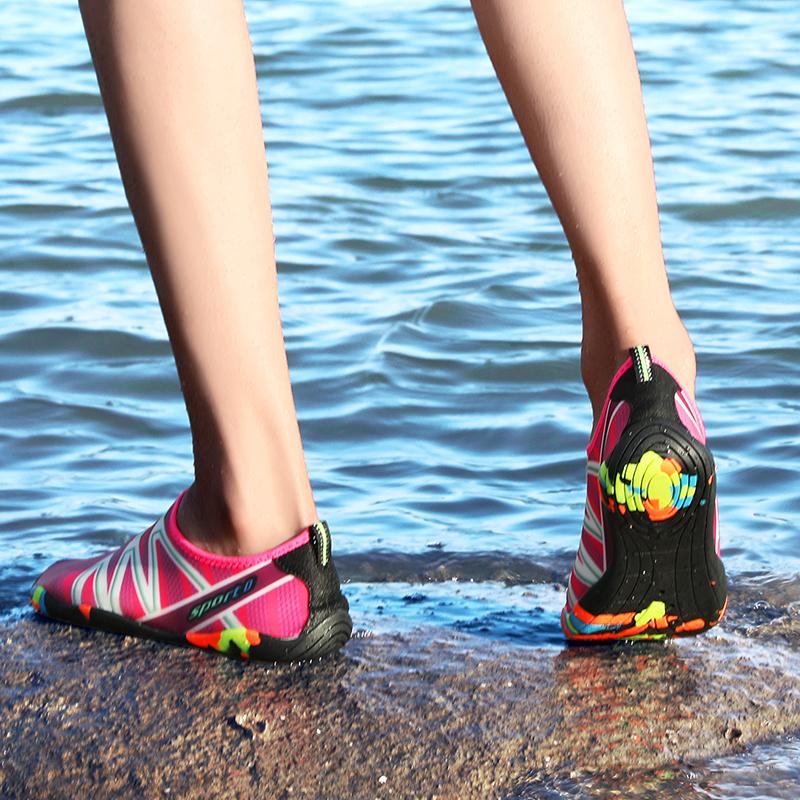 Men Women Aqua Water Shoes Quick Dry Barefoot Swim Sandals Drainage Wading Sneakers for Beach Yoga Diving Surf Camping Running