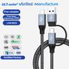 ULT-unite Price USB-A USB-C To USB Cable Type-C 2 In 1 30cm 60cm 1mtr 1.5mtr Normal High Quality USB3.2 4K 60Hz Cable