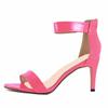 New Women Sandals Pumps 9cm Sexy Open Toe High Heels Buckle Thin Heel Summer Ankle Strap Sandal Party Dress Wedding Shoes