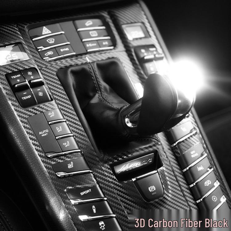 Macan & Cayenne Interior Carbon Fiber Decorative Stickers