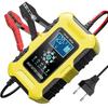 Умное зарядное устройство для 12В/24В Железо-литиевых, Гелевых, Свинцово-кислотных, AGM, LiFePo4 аккумуляторов мотоциклов и автомобилей