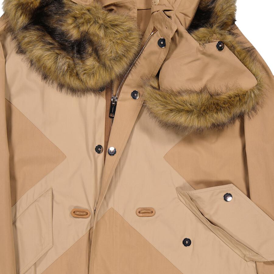 Burberry Coats Men's Brown Hooded Moderate 45589211