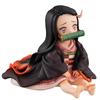 Demon Slayer Gk Kamado Nezuko Anime Action Figure Model Pvc Lovely Sitting Statue Collection Toy Desktop Decoration Figma