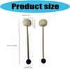 Natural Wood Double Sided Drum Beaters Music Student Drum Sticks Wood Texture for Relaxation and Live Performances