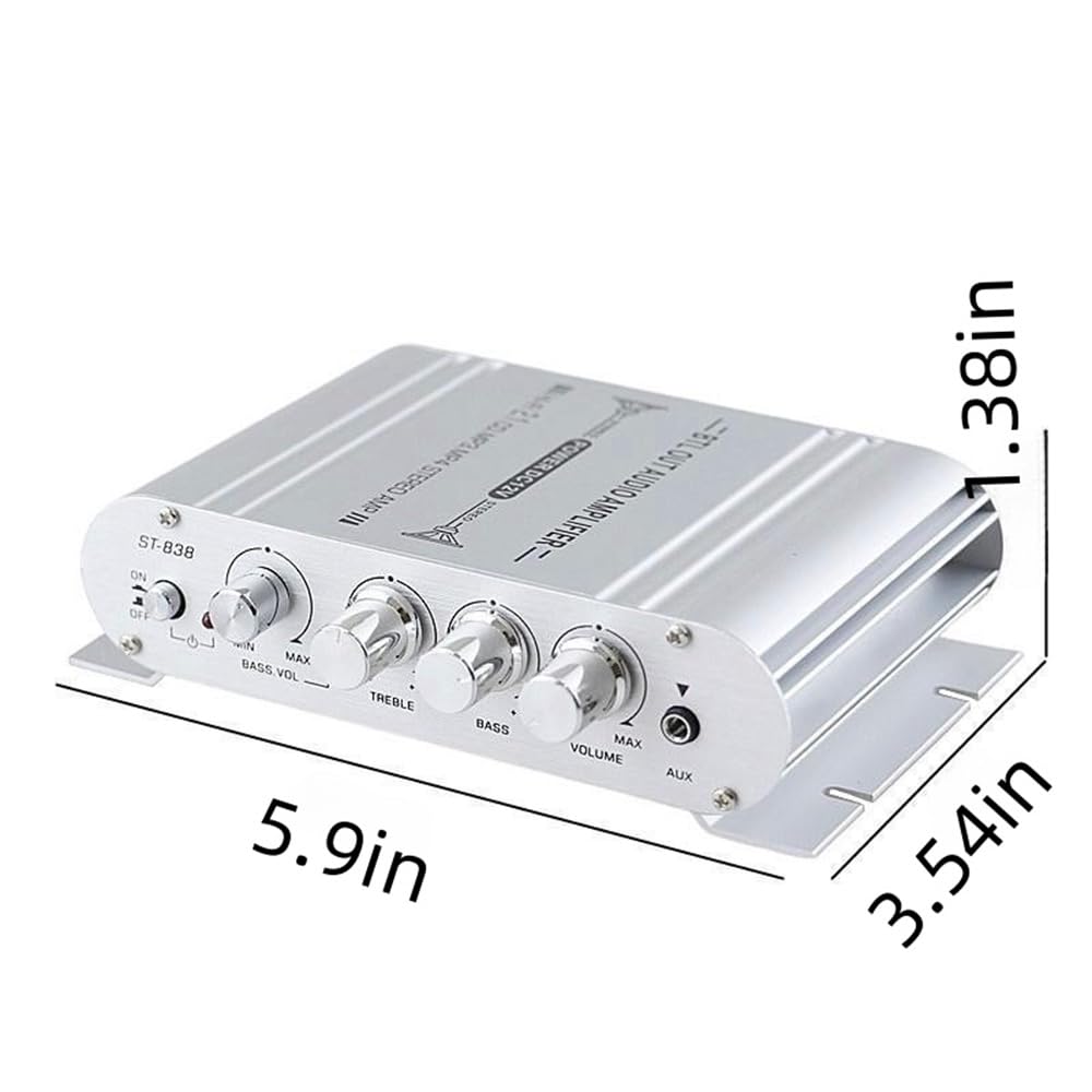 Мини Hi-Fi 2.1-канальный усилитель мощности сабвуфера AMP для домашнего настольного компьютера/автомобильного/морского стерео усилителя звука динамиков