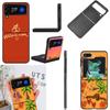 K-Karol G Tropicoqueta Phone Case For Samsung Z Flip 7 6 5G Galaxy Z Flip4 Z Flip5 Z Flip3 Coque Black Hard PC Shell Protective
