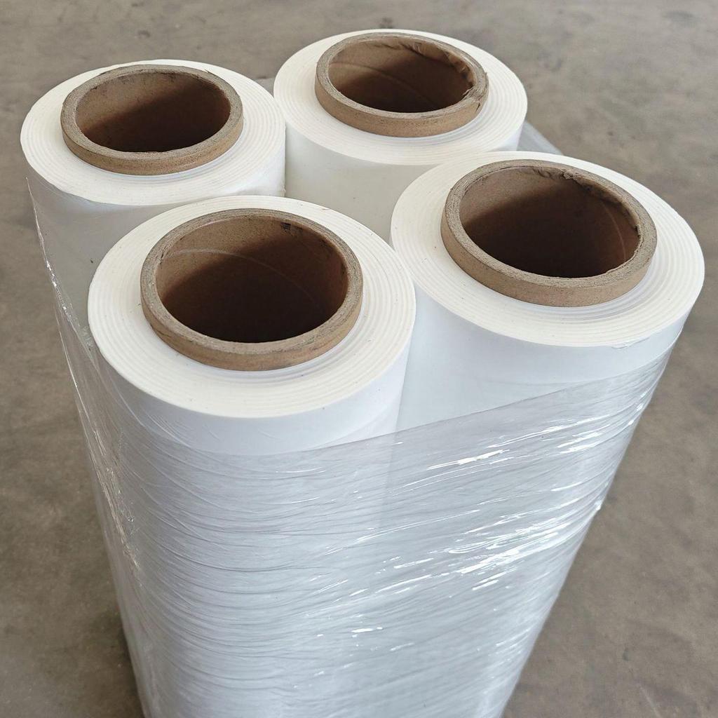 Рулон прозрачной пищевой пленки 50 см - ПЭ промышленская стрейч-пленка для сохранения свежести и защиты