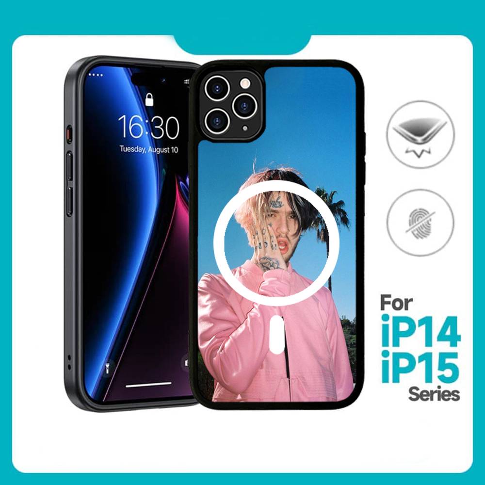 Чехол для телефона Lil Peep Hellboy Love, магнитный, беспроводная зарядка, для iPhone 17 16 15 14 Plus 13 12 11 Pro Max