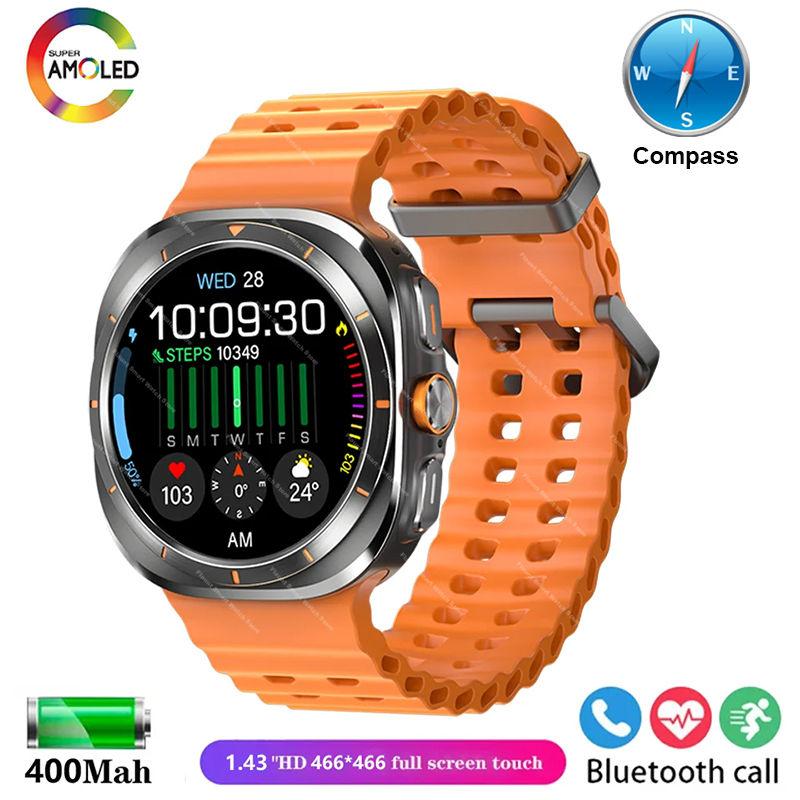 Новые Оригинальные Часы Ultra Смарт-часы 47мм AMOLED ChatGPT GPS NFC Компас IP68 Водонепроницаемые Часы Bluetooth Звонки Смарт-часы Мужские