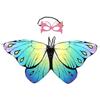 Party Favor Partyprop Fairy Kids Cloak Butterfly Wings Shawl Costumes Accessory Butterfly Scarf