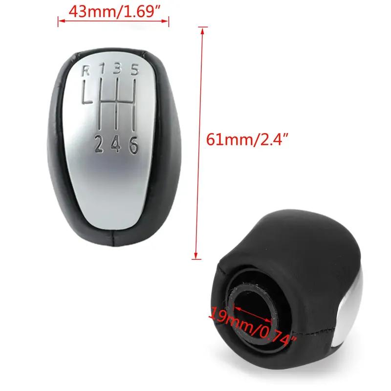 For Renault Laguna III MK3 2007 2008 2009 2010 2011 2012 2013 2014 6 Speed Car Shift Handball Leather Gaiter Lever Stick