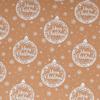 17" X 120" Wrapping Paper Roll Bowknot Merry Xmas Deers for Gifts Birthday Vintage White Craft Paper Graduations Engagement