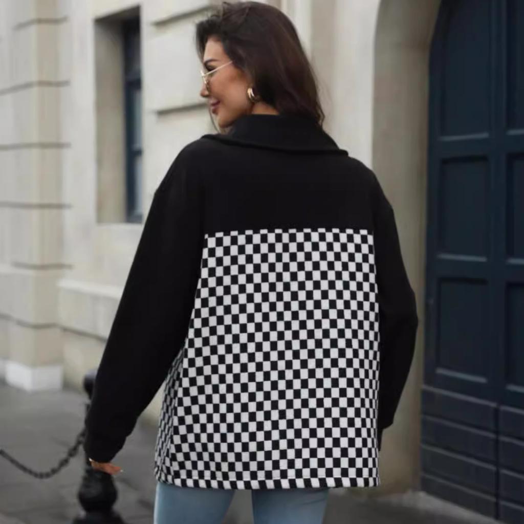 Женские куртки с подкладкой из флиса, застегивающиеся на пуговицы, пальто средней длины, теплая зимняя верхняя одежда, куртки с карманами, клетчатая куртка из искусственного меха большого размера для женщин