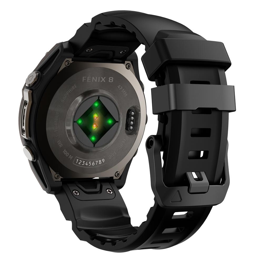 Спортивный силиконовый ремешок для часов 22/26 мм для Garmin Fenix 8Pro 8 7X/Quatix 8 7/Enduro 3 2/Forerunner 970 965 Запасной ремешок для часов