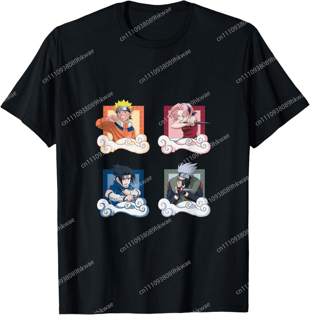 Naruto Classic Characters Grid Fashion Casual Funny TShirt S6XL Summer
