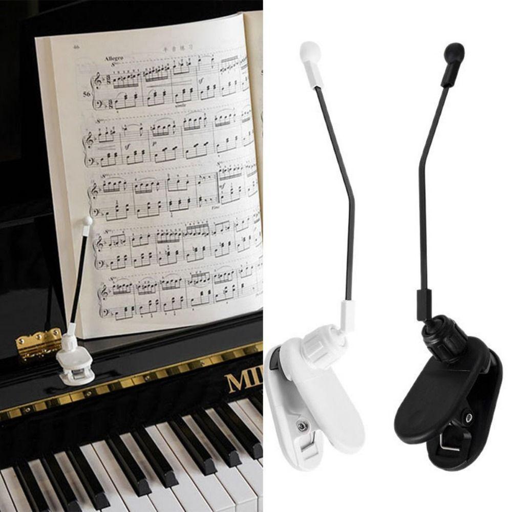 1Pair Portable Piano Page Holder Adjustable Music Stand Clip Piano Score Holder for Music Stand