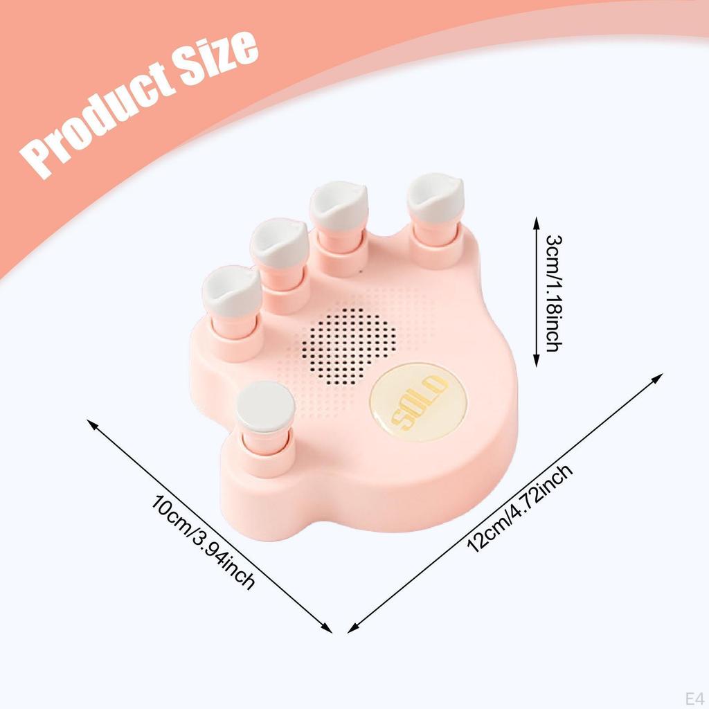 2 Pieces Kids Piano Finger Trainer Exerciser for Guitar Training Grip